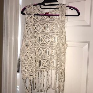 BOHO CROTCHET VEST
